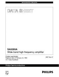 Datasheet SA5205A производства Philips
